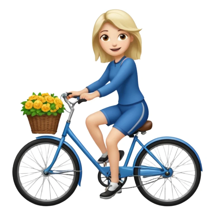 Wife being impatient on a bicycle sticker