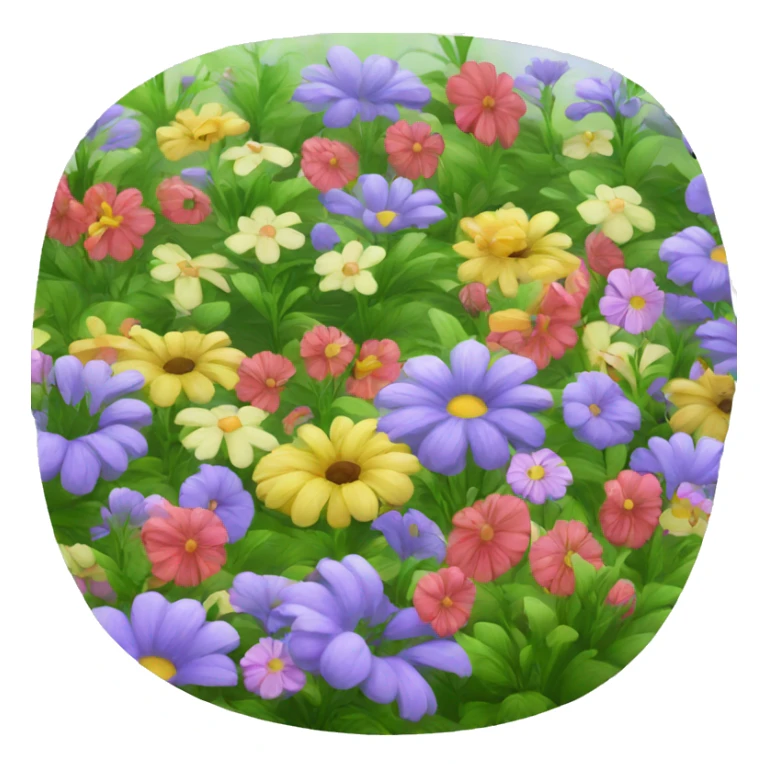 garden of flowers sticker