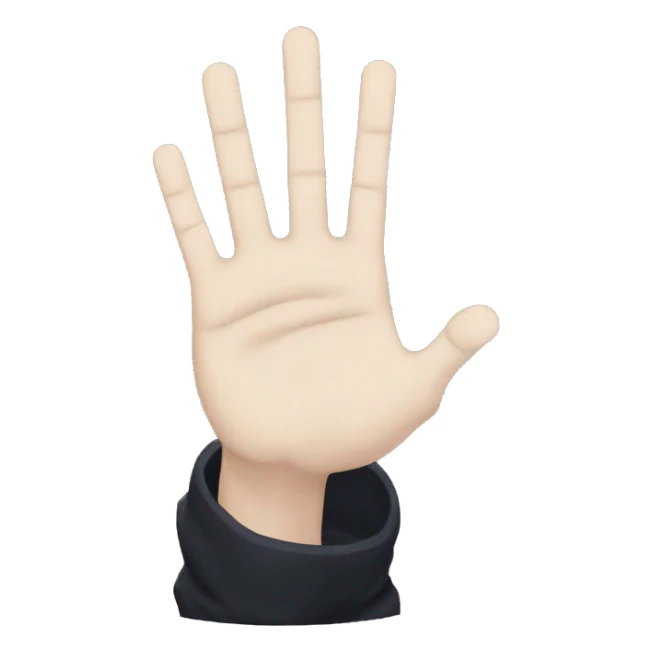 Jujutsu kaisen gojo hand sign sticker