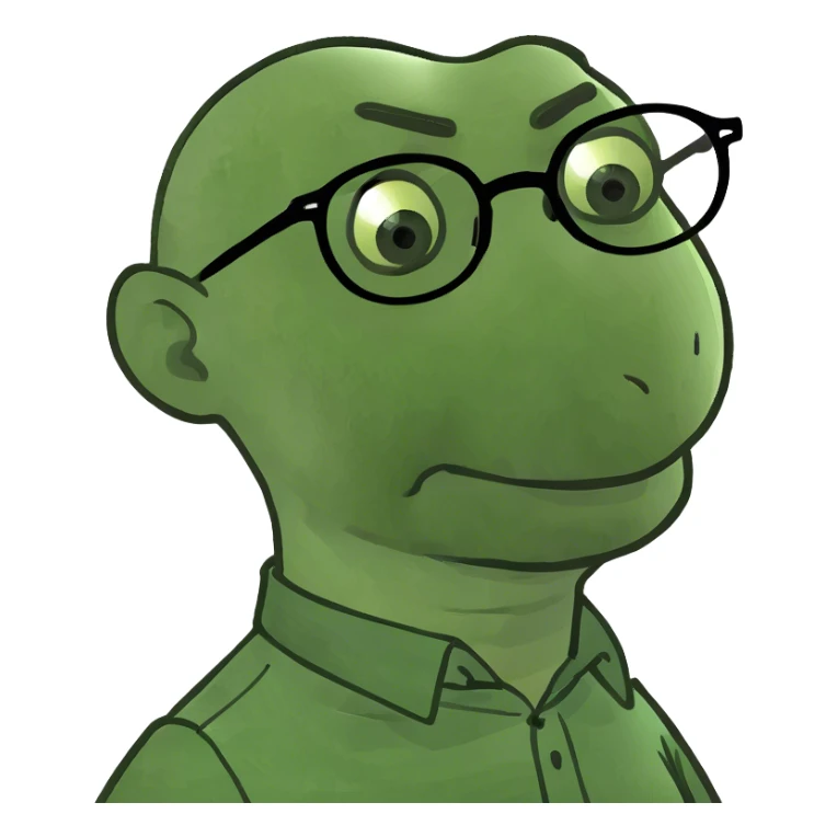 Guy who is bald with skinny cheeks also raising his eyebrows and side eye sticker