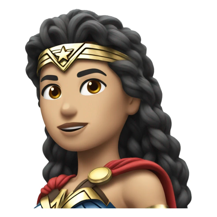 WONDER WOMAN ROPE sticker