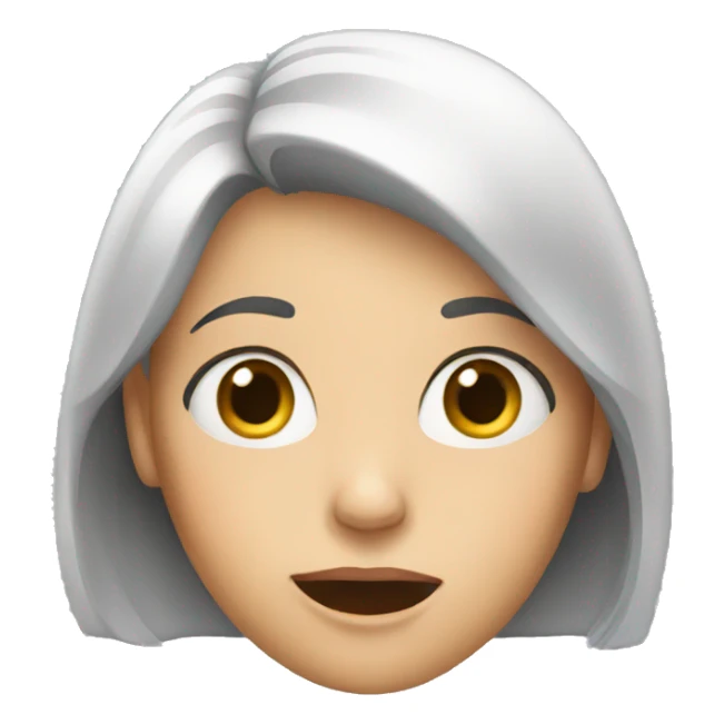 women surprised sticker