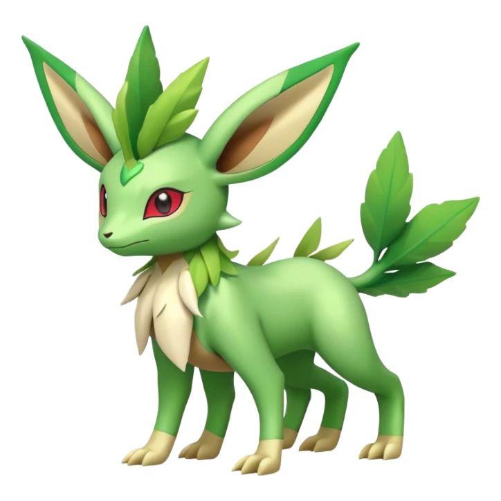 Shiny Flygon-Leafeon-Shaymin-hybrid, full body sticker
