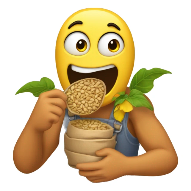 Quagmire eating sunflower seeds sticker