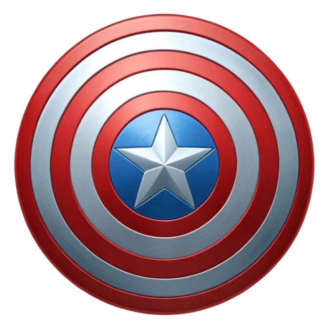 Escudo do Capitão América sticker