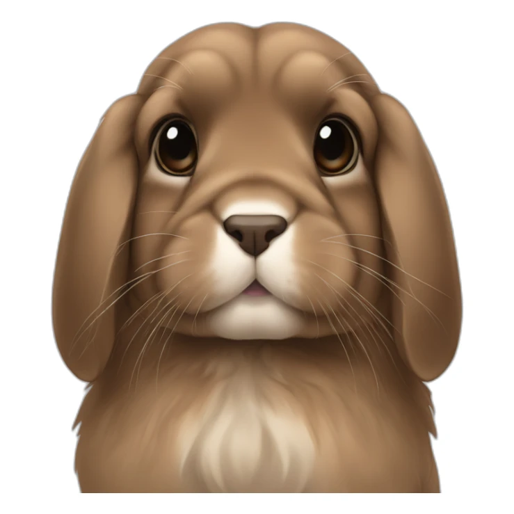 brown holland lop sticker