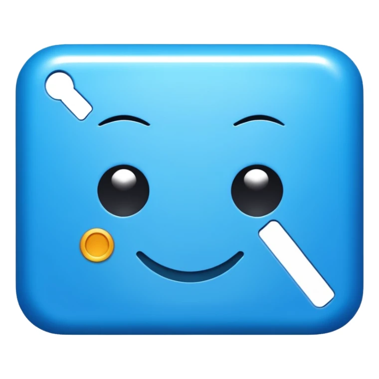 Make the emoji of roblox verify blue tick in rectangle sticker