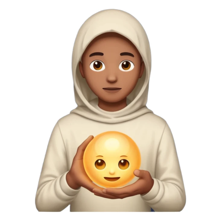 just one hand handling sticker