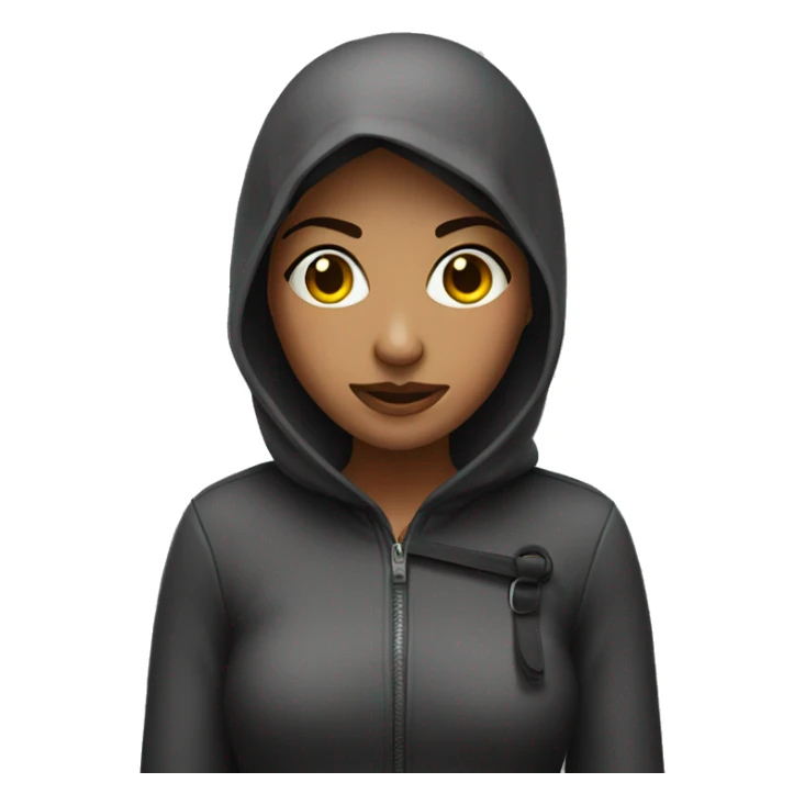 girl thief with eye band  sticker