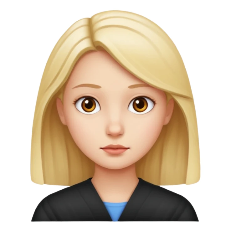 Girl judging someone sticker