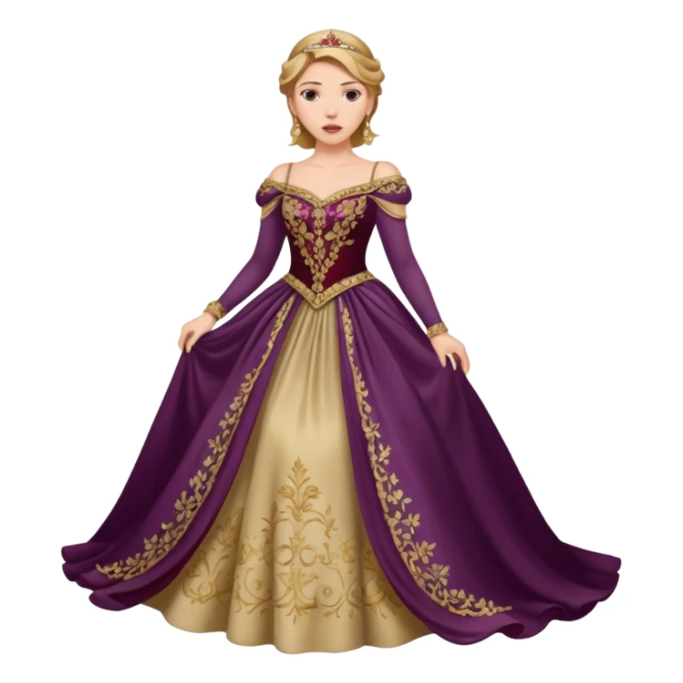 Scarlett Johansson in a princess dress sticker