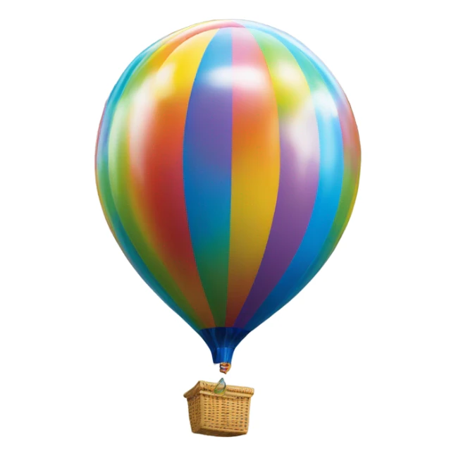 Ballon with letters of “about time “ sticker