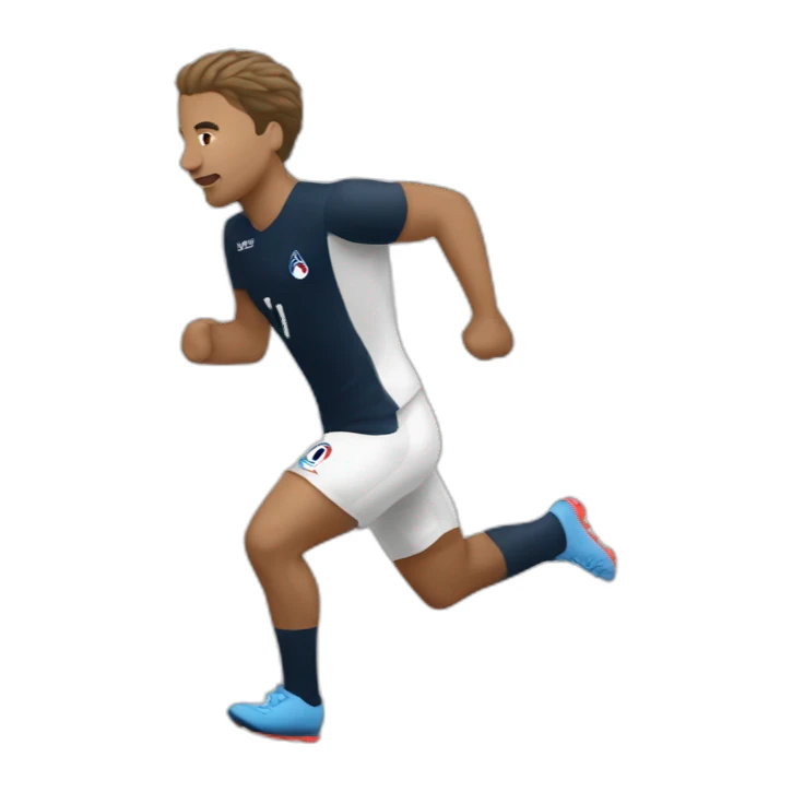 paris st germanin player running white skin sticker