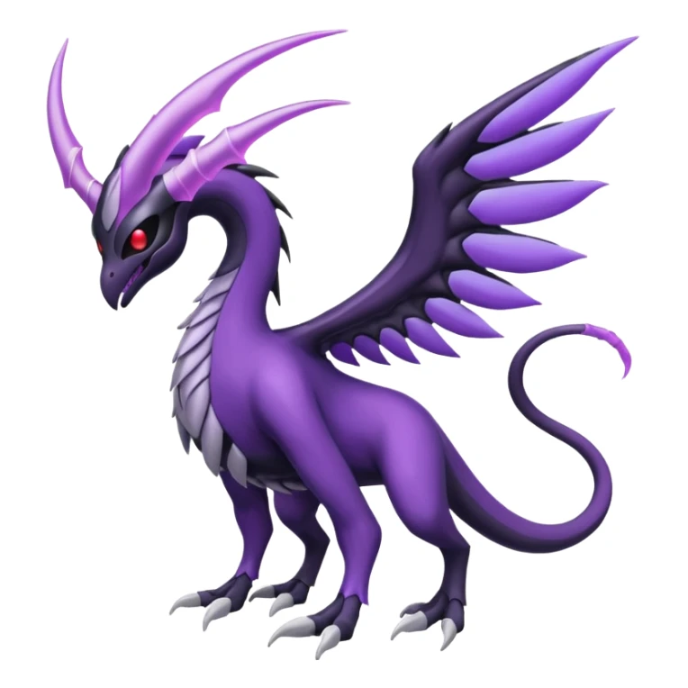 Lunala-Darkrai-Palkia-Fakémon-hybrid-creature (full body)  sticker