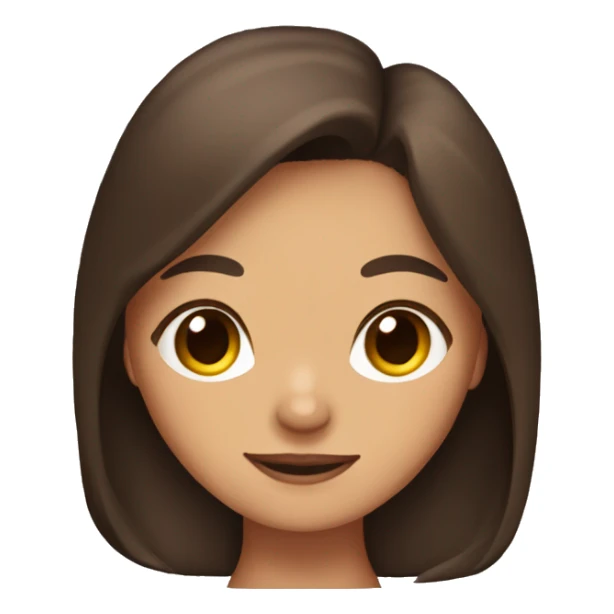 brown haired girl with black long-haired dachshund  sticker