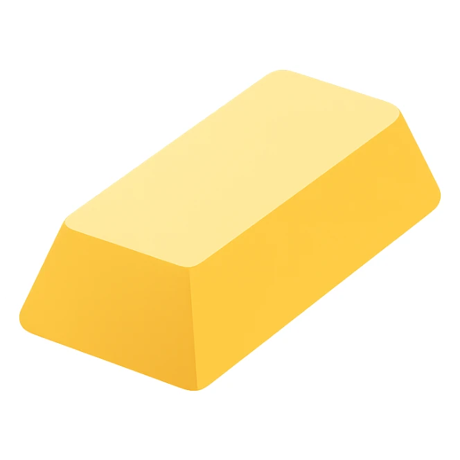 one gold ingot sticker