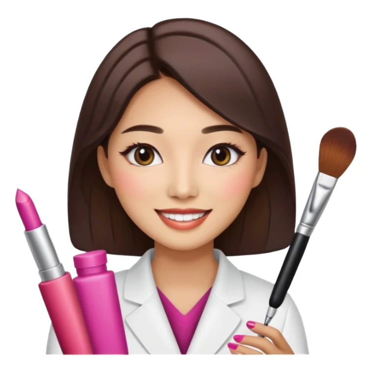 a korean marketing expert women in cosmetics industry sticker