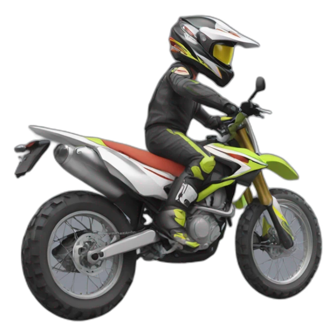 Motocros sticker