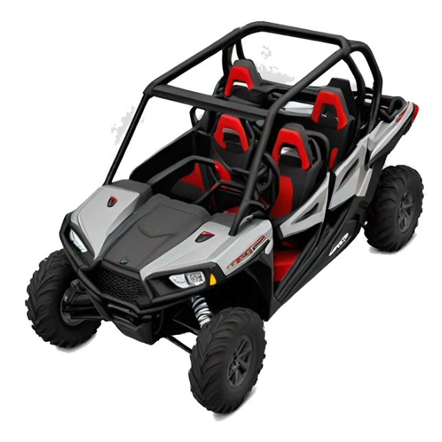 Polaris rzr xp sport 4 seater in grey sticker