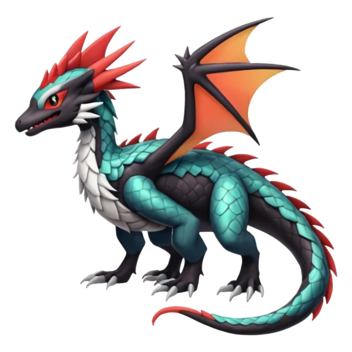 Silvally-Noivern-Salandit-fusion sticker