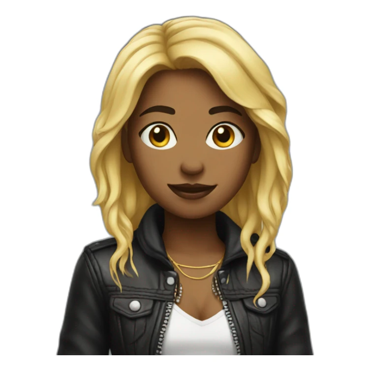 Rockstar-girl sticker