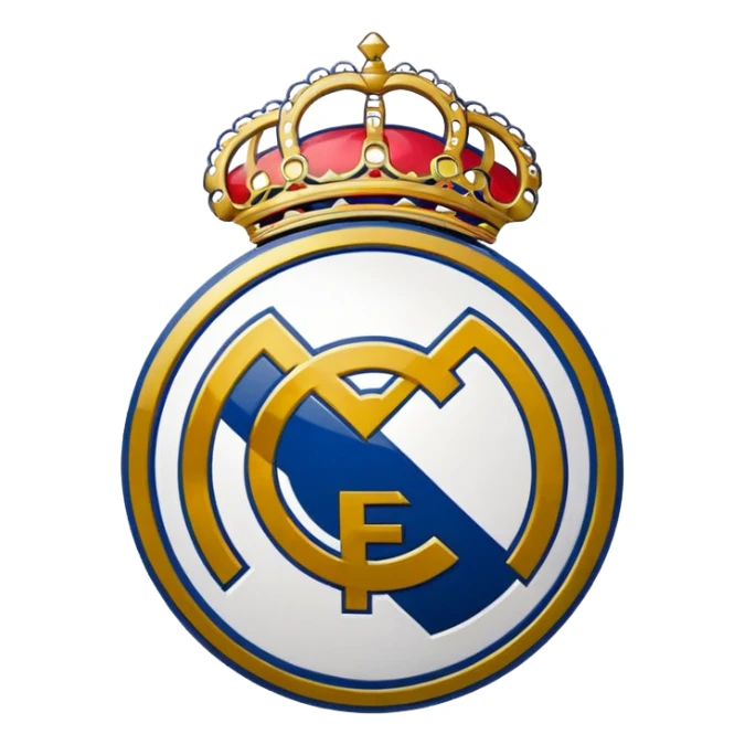 real madrid soccer club emoji for copy and paste sticker