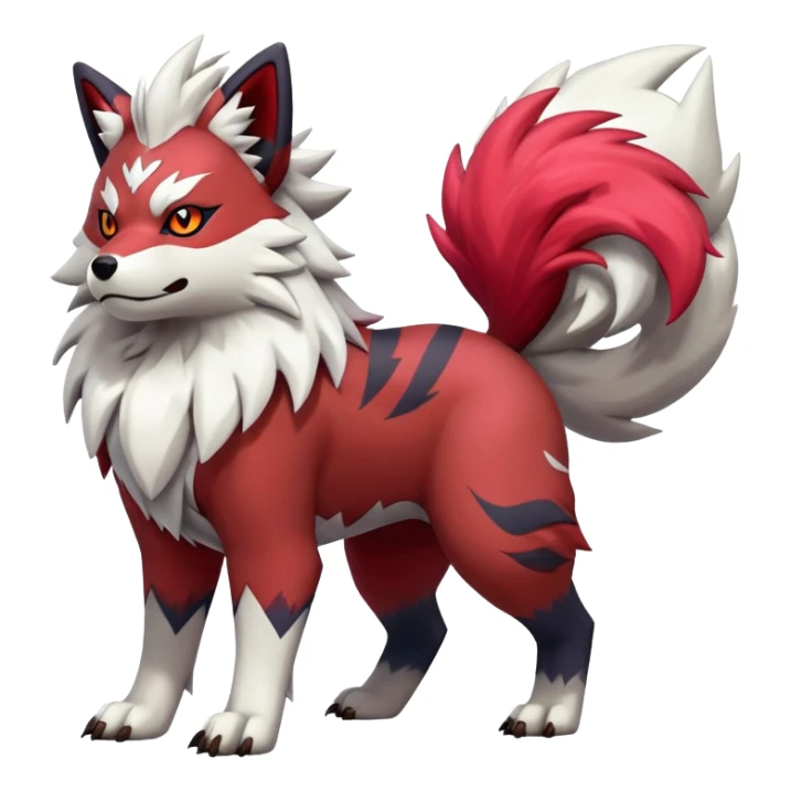 Zigzagoon-Arcanine-Zorua-Zangoose-Hybrid (Full body) sticker