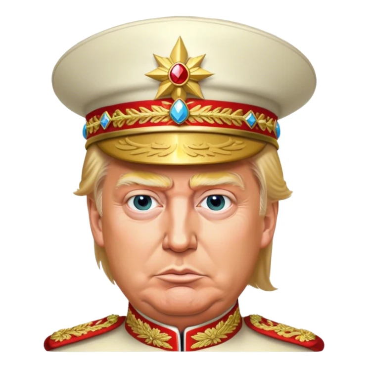 Donald Trump Tsar in Monomakh's Hat
realistic sticker