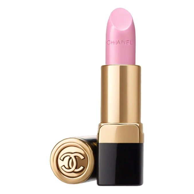 pastel pink chanel lipstick sticker