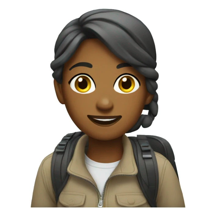 GIRL IS travel guide sticker