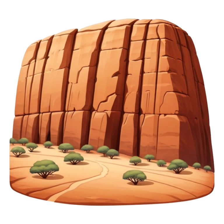 Ayers Rock in the red Center of Australia  sticker