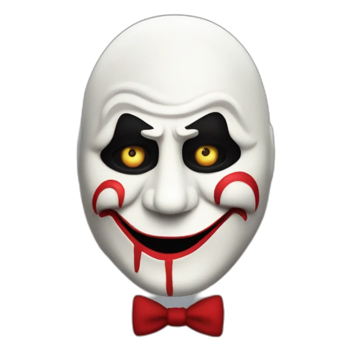 saw the movie billy the puppet emoji sticker