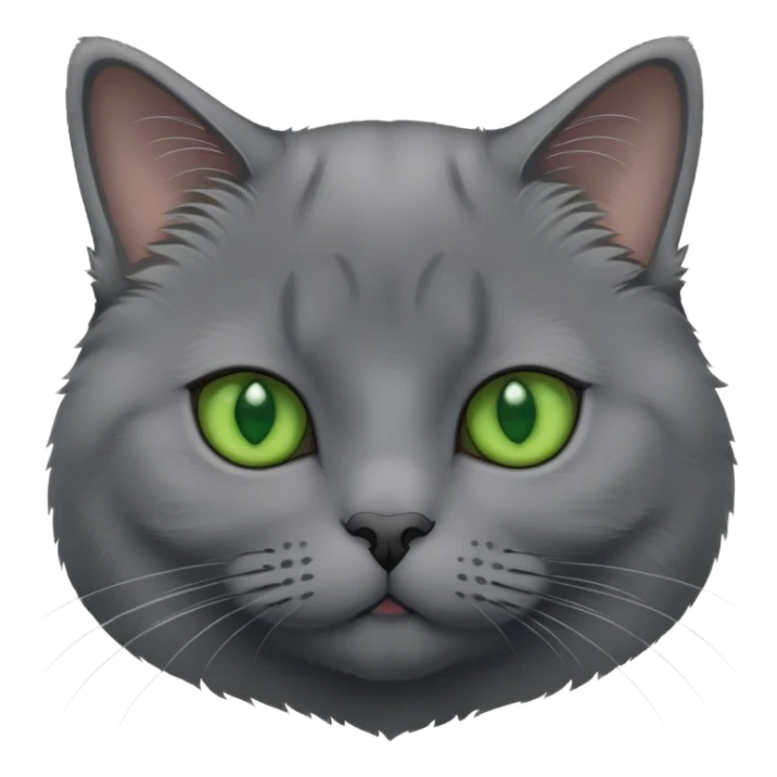 chartreux with green eyes sticker