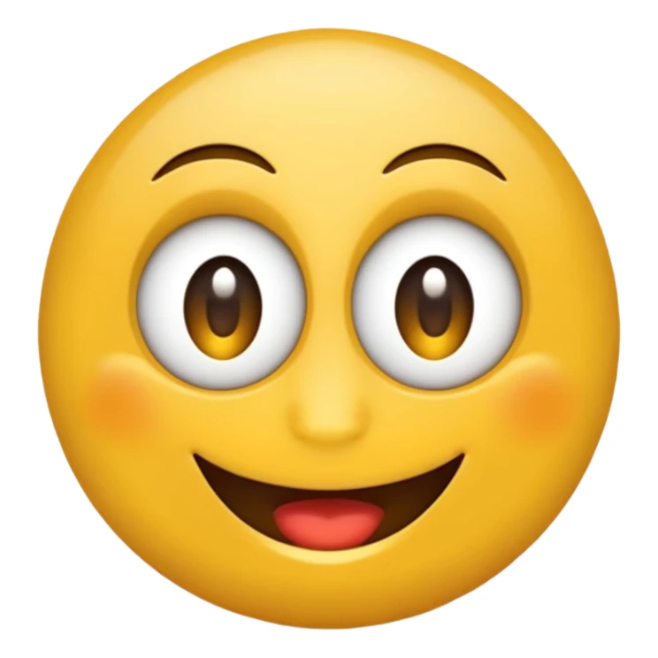 Emoji guiñando un ojo feliz sticker