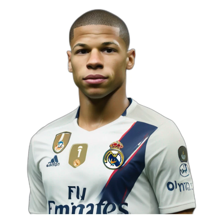 Kilian mbappe au real de madrid sticker