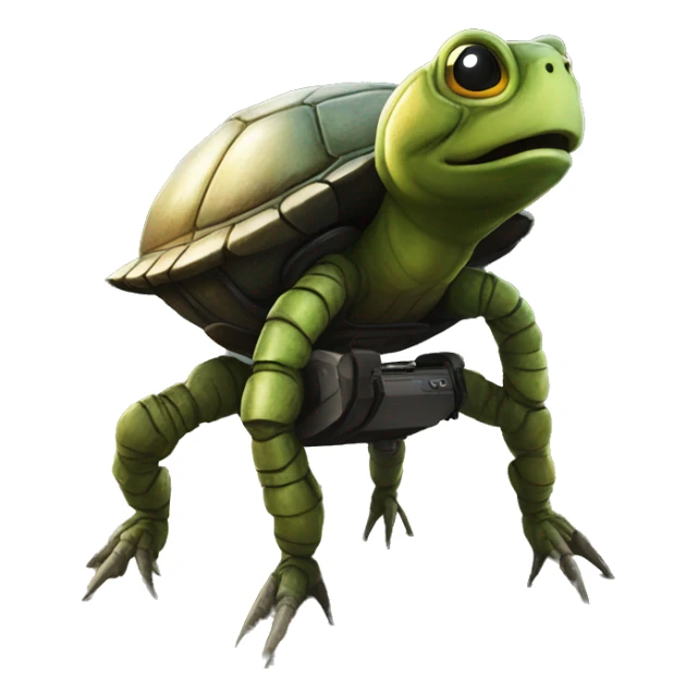 google turtle emoji + tripod from war of the worlds movie sticker