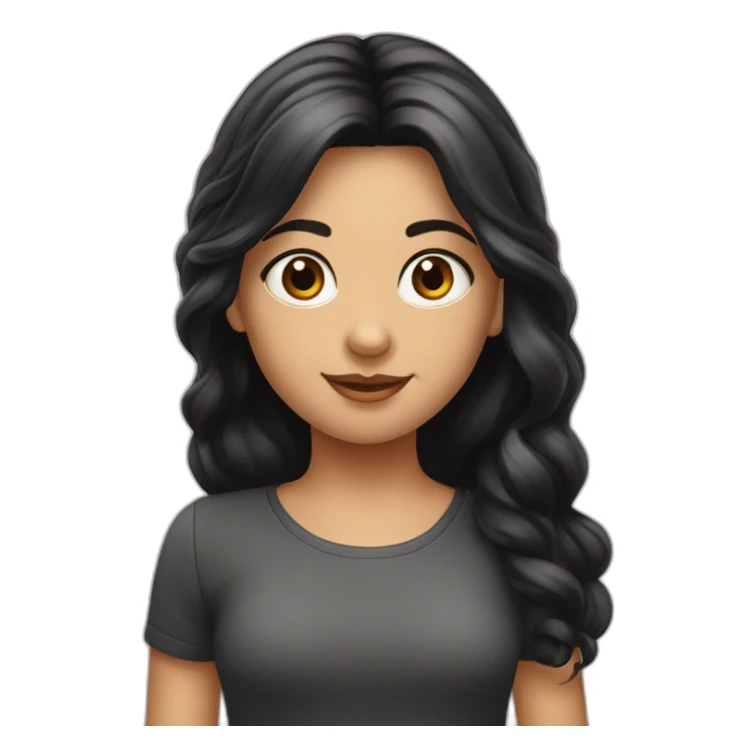 Süsse mädchen schwarze haare 5 jahre sticker