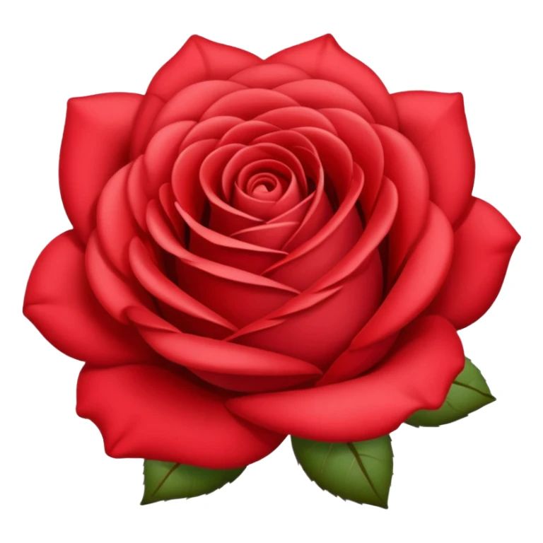 Emoji rose sticker