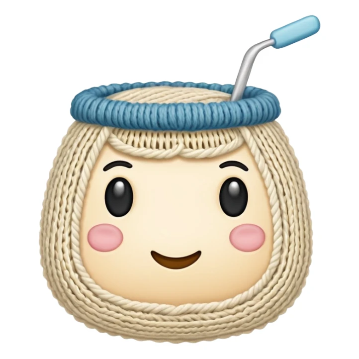 knitting milk colour sticker