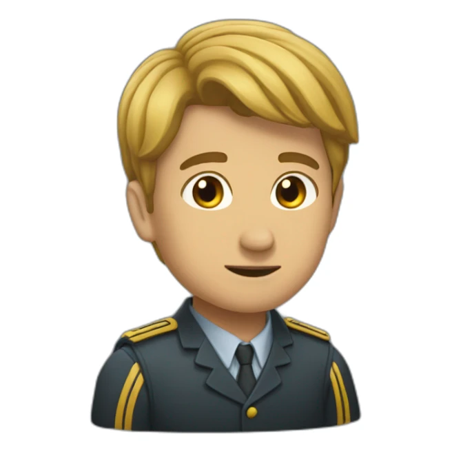 un jeune homme qui tombe sticker