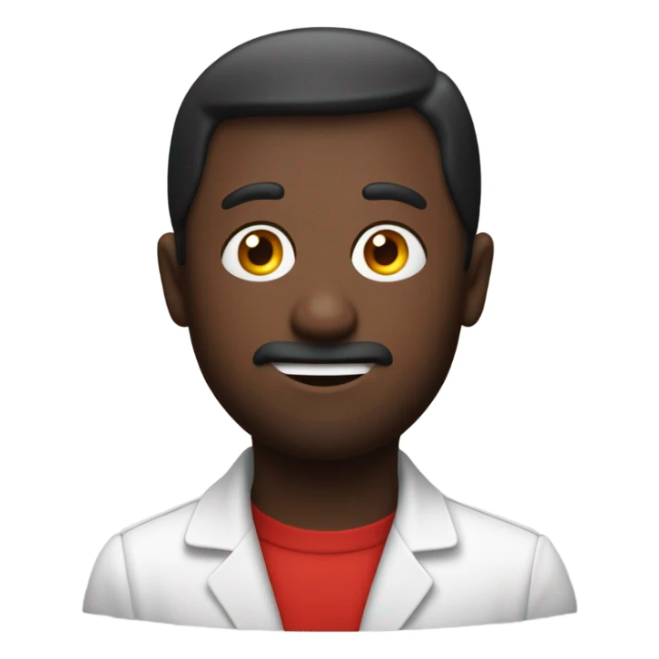 Schwarzer man kippt Ketchup auf anderen man sticker