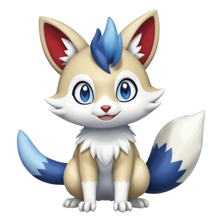 Shiny Furret-Meowstic-Zangoose-Hybrid (Full body) sticker
