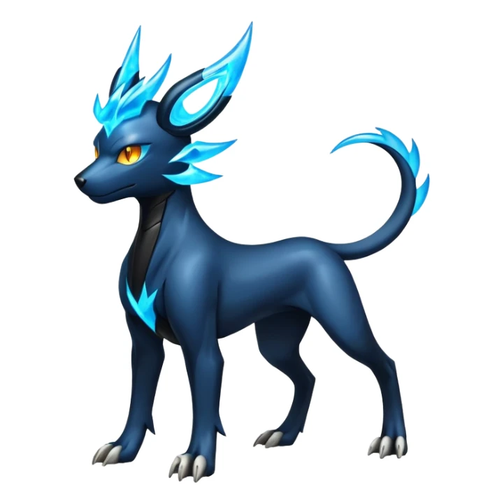 Luxray-Manectric-Houndoom-Pokémon-Fakémon-hybrid-creature sticker