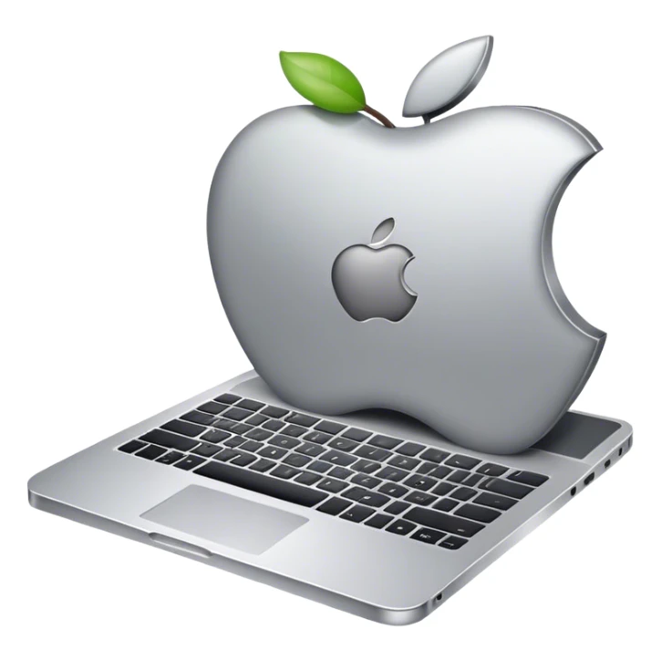 Apple laptop sticker