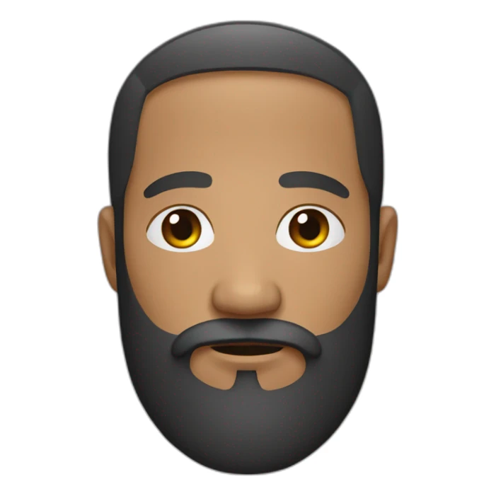filipino-man-and-black-man - beard sticker