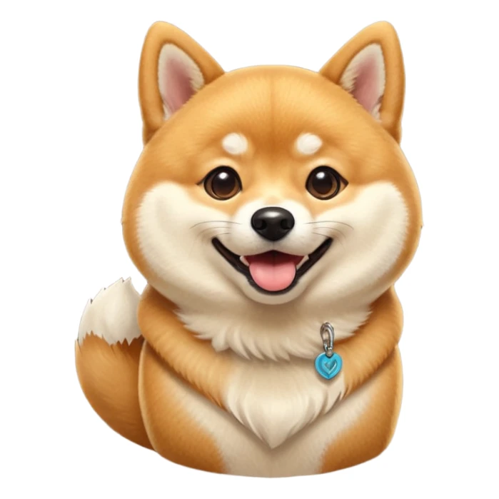 Funny dog like DOGE (cryptomoney) - Looks surprised sticker