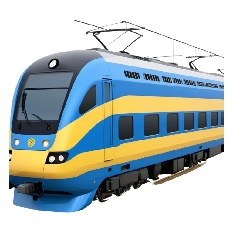 Passenger Train - New Intercity Fleet (Mariyung) (Model Year: 2023) (Iconic Colour: Blue and yellow) sticker