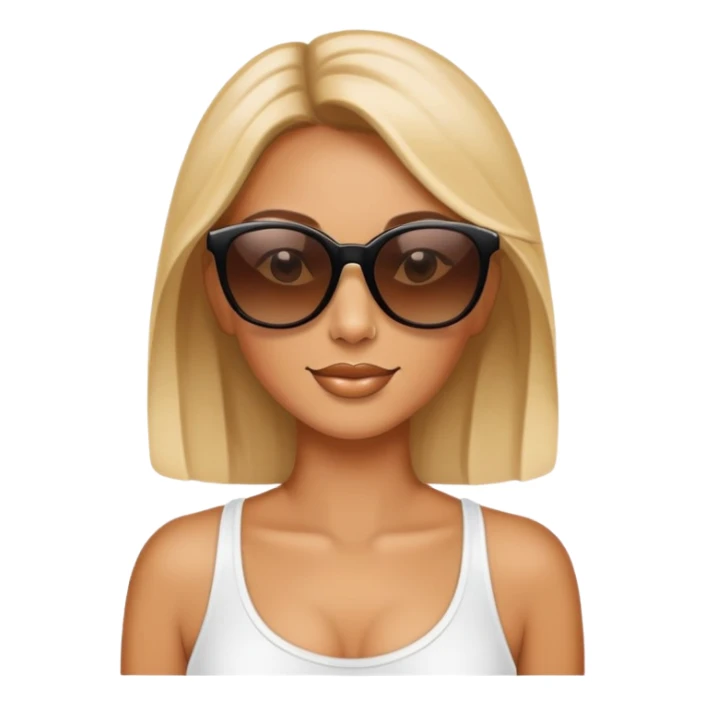 Women ware sunglasses  sticker