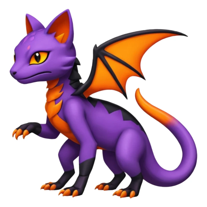 Salandit-Noibat-Litten-Hybrid (Full body) sticker