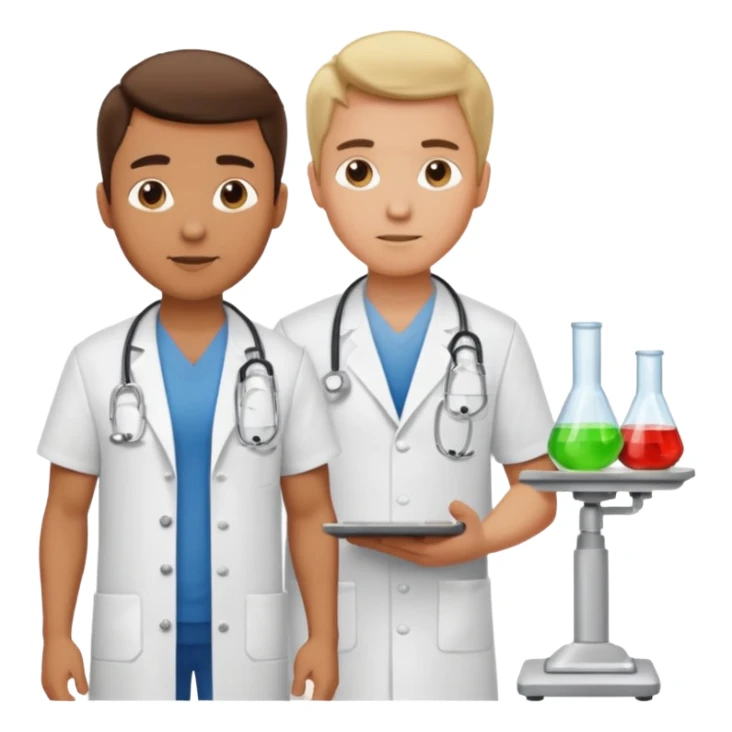 gordo em cima de balança e medico do lado sticker